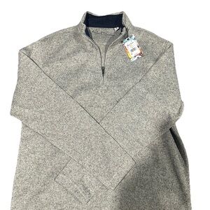 Robert Graham Gray Zip-Up Sweater